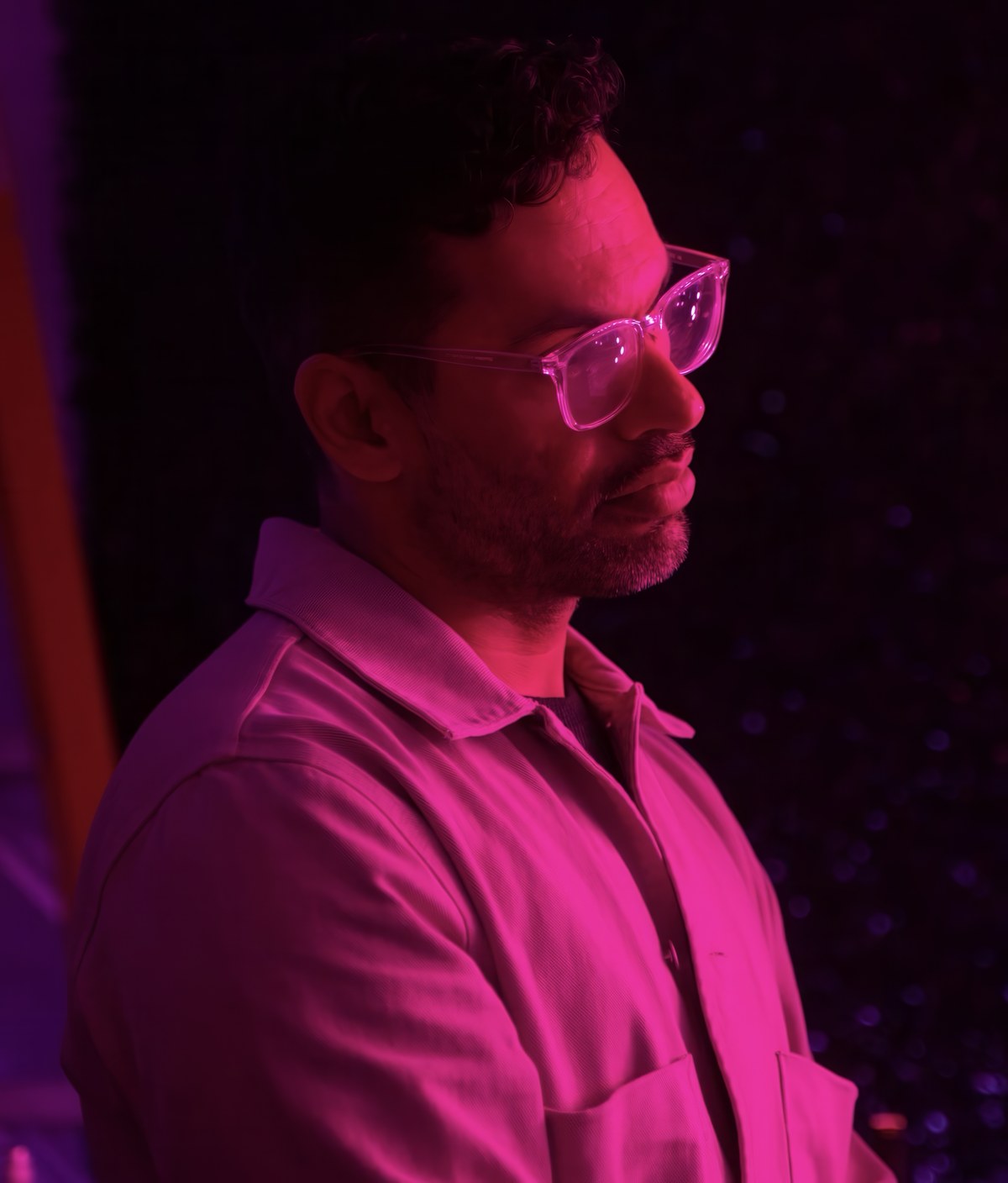 Sami Abdou on set